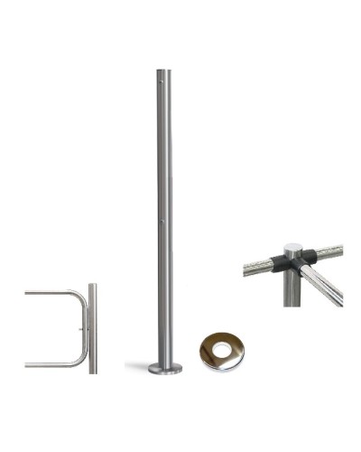 PERCo-BH02 2-16 с крышкой. Стойка с отверстием под стопорный механизм поворотной секции. PERCo в Волгограде