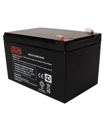 PM-12-12. Аккумулятор герметичный свинцово-кислотный. POWERCOM в Волгограде
