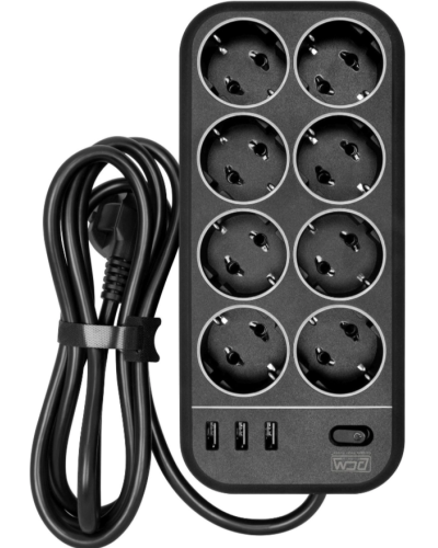 SP-08 USB03AB 1,8 M. Сетевой фильтр. POWERCOM в Волгограде