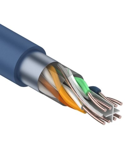 F/UTP, CAT 6, PVC, 4PR, 23AWG, омедненный INDOOR, SOLID, серый, 305м, PROconnect (01-0147-3). Кабель «витая пара» (LAN) для структурированных систем связи. PROCONNECT в Волгограде