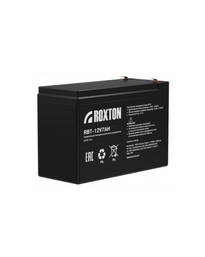 RBT-12V7AH. Аккумулятор герметичный свинцово-кислотный. ROXTON в Волгограде