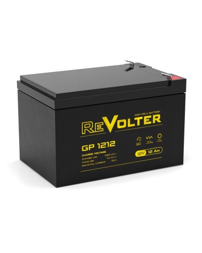Revolter GP 1212. Аккумулятор автомобильный герметичный свинцово-кислотный. Revolter в Волгограде