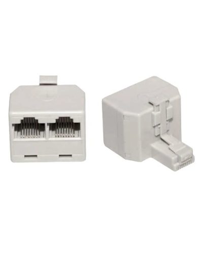 Двойник компьютерный UTP RJ-45(8P8C) (штекер - 2 гнезда) REXANT (03-0102): Кабельный соединитель в Волгограде