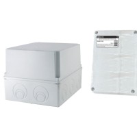 Коробка ОП 240х195х165мм, крышка, IP55, монтажная плата, кабельные вводы d28-3шт, d37-2шт (SQ1401-1344). Распаячная коробка. TDM ЕLECTRIC