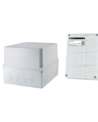 Коробка ОП 240х195х165мм, крышка, IP55, кабельные вводы d28-3шт, d37-2шт (SQ1401-1274). Распаячная коробка. TDM ЕLECTRIC в Волгограде