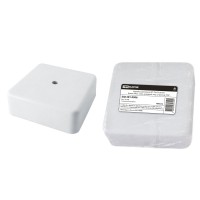 Коробка КР 75х75х28 ОП белая, IP40, с клеммной колодкой (SQ1401-0906). Распаячная коробка. TDM ЕLECTRIC