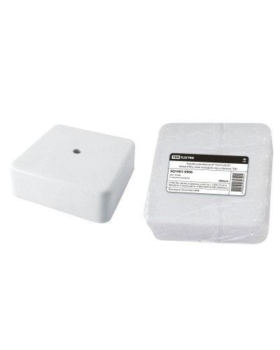 Коробка КР 75х75х28 ОП белая, IP40, с клеммной колодкой (SQ1401-0906). Распаячная коробка. TDM ЕLECTRIC в Волгограде