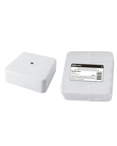 Коробка КР 100х100х44 ОП белая, IP40, с клеммной колодкой (SQ1401-0910). Распаячная коробка. TDM ЕLECTRIC в Волгограде