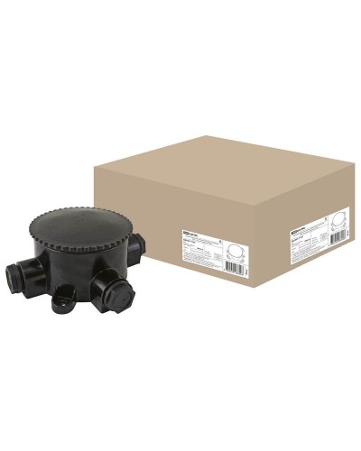 КЭМ 2-660-3 ОП D95мм IP65, 3-х рожковая (карболит) TDM (SQ1401-1101). Коробка электромонтажная. TDM ЕLECTRIC в Волгограде