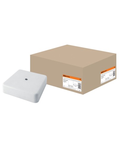 Коробка КР 100х100х29 ОП белая, IP40 (SQ1401-0207). Распаячная коробка. TDM ЕLECTRIC в Волгограде