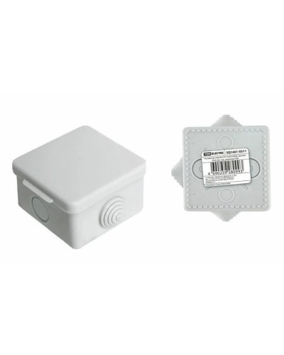 Коробка ОП 65х65х50мм, крышка,  IP54, 4вх. (SQ1401-0111). Распаячная коробка. TDM ЕLECTRIC в Волгограде