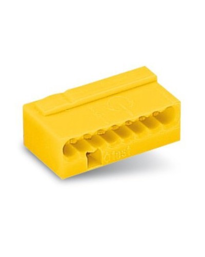 WAGO 243-508 Клемма MICRO 8-проводная желтая. Клемма для распределительных коробок. WAGO в Волгограде