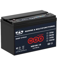 WBR MB100-12. Аккумулятор герметичный свинцово-кислотный. WBR