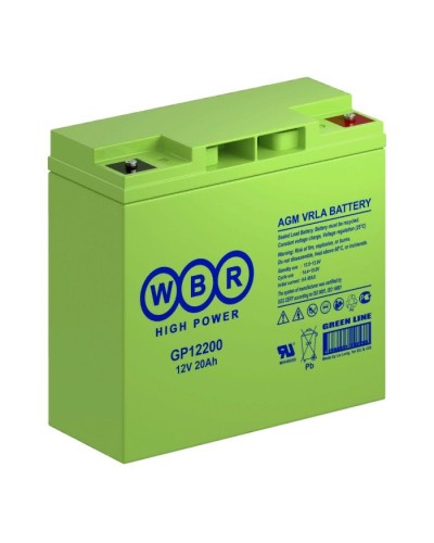 WBR GP12200. Аккумулятор герметичный свинцово-кислотный. WBR в Волгограде