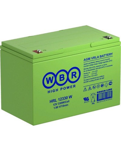 WBR HRL12330W. Аккумулятор герметичный свинцово-кислотный. WBR в Волгограде