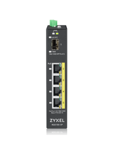 RGS100-5P-ZZ0101F. Промышленный PoE+ коммутатор. ZYXEL в Волгограде