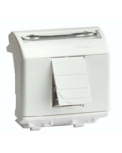 Розетка RJ-45 Brava 2 модуля слоновая кость (75450S): Розетка компьютерная с двумя разъёмами в Волгограде