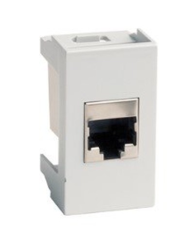 Розетка RJ-45 Viva 1 модуль серая (45138): Розетка компьютерная с одним разъёмом в Волгограде