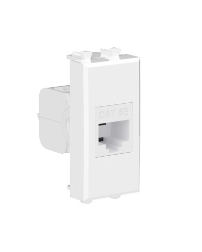 Розетка RJ-45 Avanti 1 модуль белое облако (4400661): Розетка компьютерная, без шторки модульная, кат.5е в Волгограде