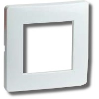 Рамка на 2+2 модуля (двухместная), белая (75012W): Рамка двухместная, Brava