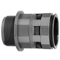 Муфта труба-коробка DN 36 мм М40х1,5 полиамид (PAM36M40N): Муфта труба-коробка