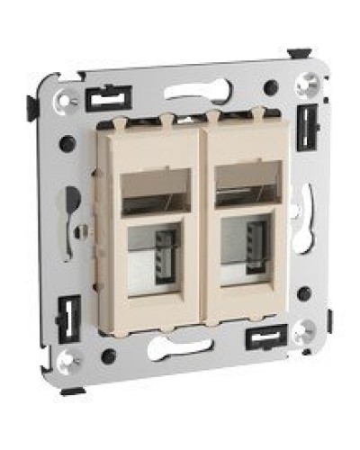 Розетка USB в стену Avanti ванильная дымка (4405543). Розетка USB. ДКС в Волгограде