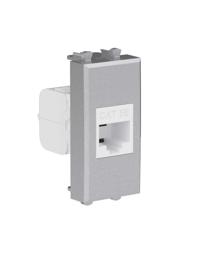 Розетка RJ-45, кат.5E, Avanti, 1 модуль, закаленная сталь (4404661): Розетка компьютерная модульная в Волгограде