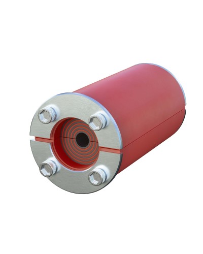 Проходка круглая, нержавеющая, D43х40 мм для кабелей D4-23 мм (DXF3113): Проходка круглая, нержавеющая в Волгограде
