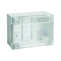 Коробка ответвительная с гладкими стенками IP56, 300х220х120 (54320). Коробка ответвительная с гладкими стенками и прозрачной крышкой. ДКС
