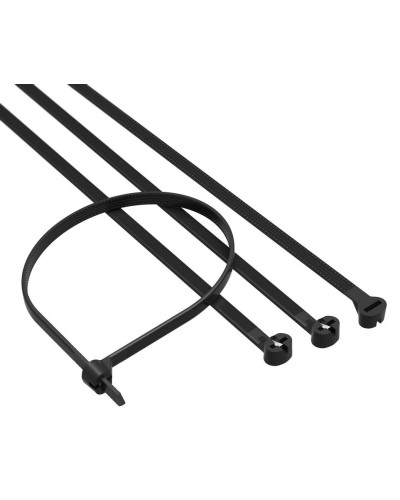 Хомут 2,5x200 P6.6, черный (100шт) (21307SR): Хомут с двойным замком в Волгограде