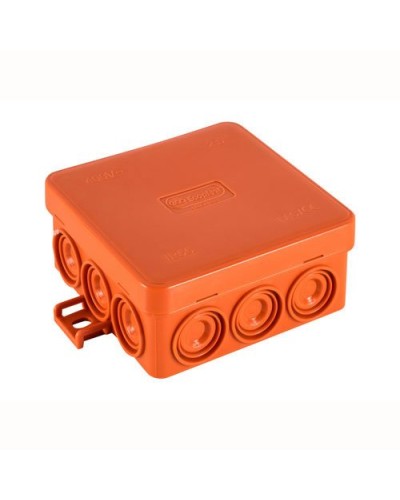 Коробка JBL085 85х85х38, 12 вых., 6P (0,15-4мм²) (43655HF): Коробка монтажная, огнестойкая, без галогена в Волгограде