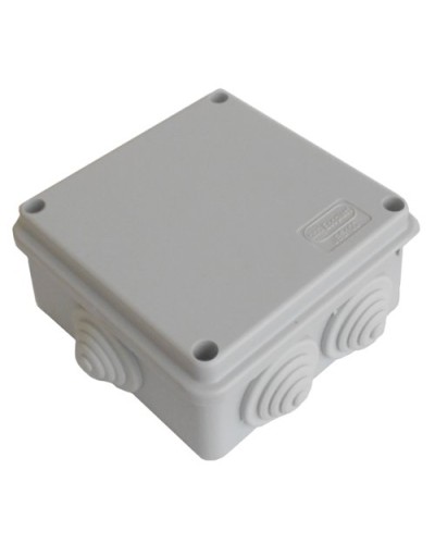 Коробка JBS100 100х100х55, 6 вых., 4P (0,15...2,5мм²) серая (43047HF-GR). Коробка монтажная, огнестойкая, без галогена. Экопласт в Волгограде
