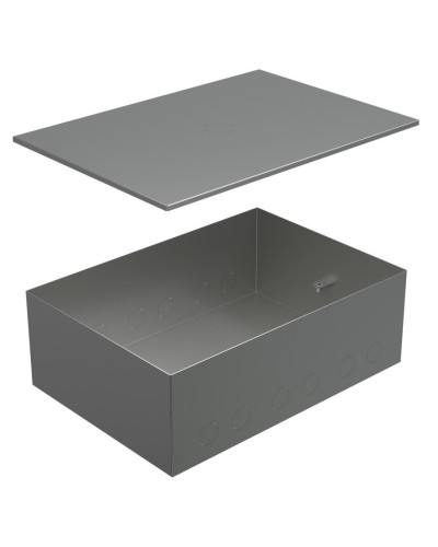 Коробка металлическая с крышкой для заливки в пол BOX/6-8 (70161): Коробка металлическая с крышкой для заливки в пол 249,6х167,6х75мм, для люков 70062, 70082 в Волгограде
