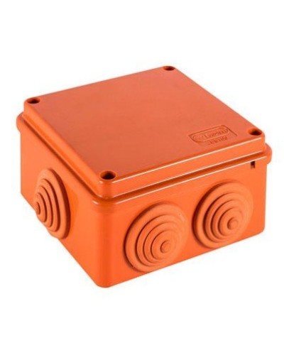 Коробка JBS100 100х100х55, 6 вых., 5P (1,5-10мм²) (43357HF): Коробка монтажная, огнестойкая, без галогена в Волгограде