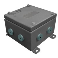 КМ-А-1515 IP66(Р) нержавеющая сталь со смотровым окном. Коробка монтажная распределительная. Гефест