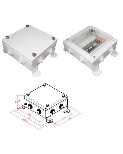 КМ IP55-1515. Коробка монтажная электротехническая. Гефест в Волгограде