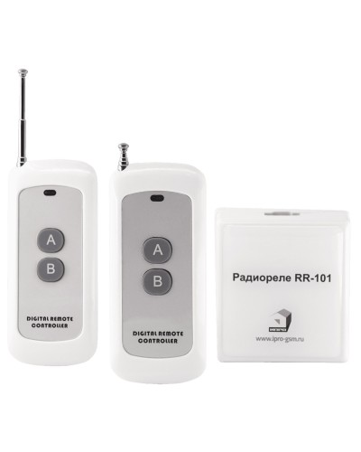 RR-101 + 2 пульта, 250-950 метров, двойное питание 12В и 220В. Комплект радиореле. ИПРо в Волгограде