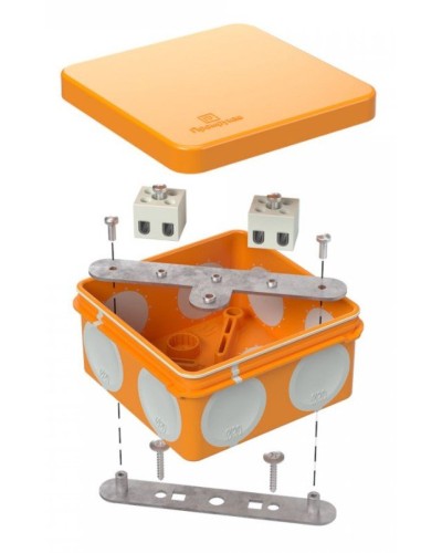Коробка огнестойкая 80х80х40 (60-0210-FR2.5-4). Коробка огнестойкая для открытой установки. Промрукав в Волгограде