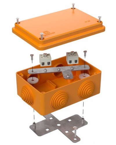 Коробка огнестойкая 120х80х50 (40-0340-FR1.5-4). Коробка огнестойкая для открытой установки. Промрукав в Волгограде