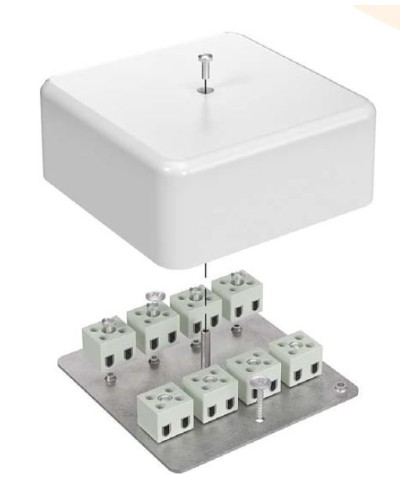 Коробка огнестойкая 103х103х45 для кабель-канала (40-0470-FR6.0-6). Коробка огнестойкая для кабель-канала. Промрукав в Волгограде
