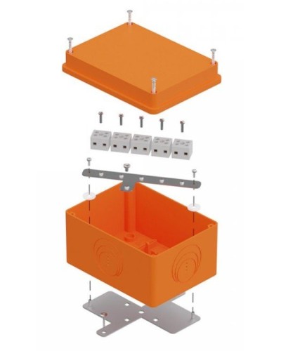 Коробка огнестойкая 150х110х90 E15-E120 для о/п (40-0351-FR6.0-10). Коробка огнестойкая для открытой установки. Промрукав в Волгограде
