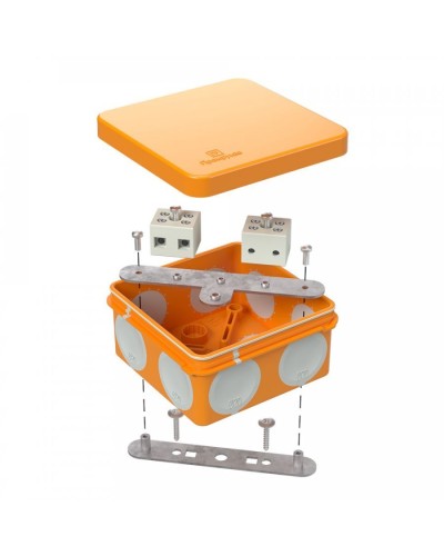 Коробка огнестойкая 80х80х40 (60-0210-FR6.0-4). Коробка огнестойкая для открытой установки. Промрукав в Волгограде