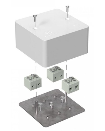 Коробка огнестойкая 103х103х45 (40-0470-FR2.5-6). Коробка огнестойкая для открытой установки. Промрукав в Волгограде