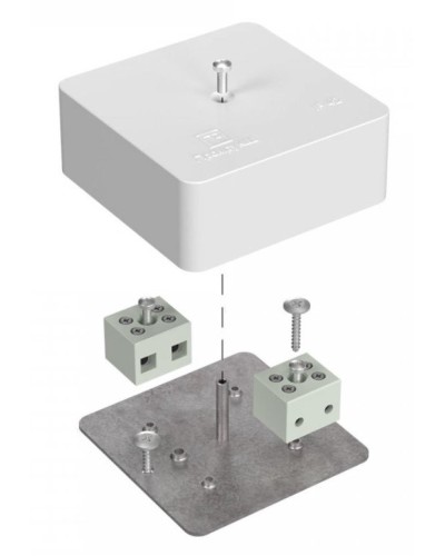 Коробка огнестойкая 75х75х30 (40-0450-FR2.5-4). Коробка огнестойкая для открытой установки. Промрукав в Волгограде