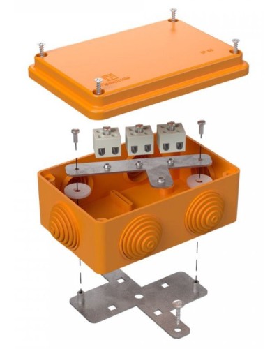 Коробка огнестойкая 120х80х50 (40-0340-FR1.5-6). Коробка огнестойкая для открытой установки. Промрукав в Волгограде